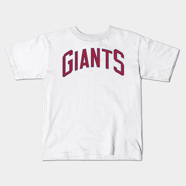 Giants Kids T-Shirt by teakatir